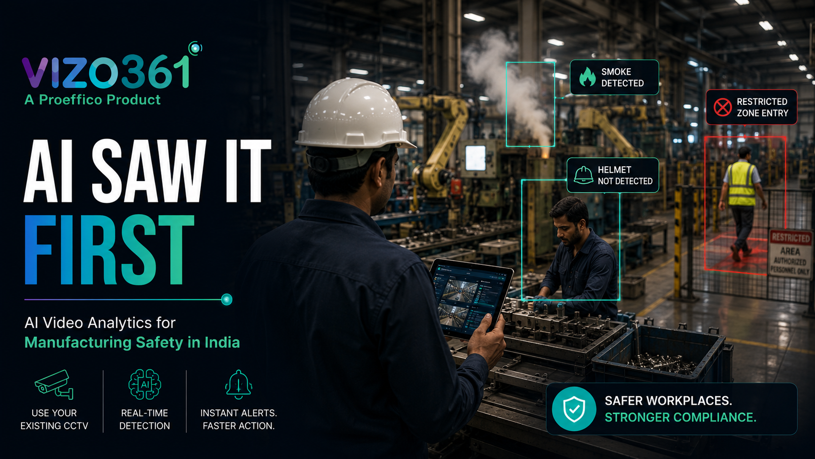 PPE Detection Camera India: AI Safety for Factories